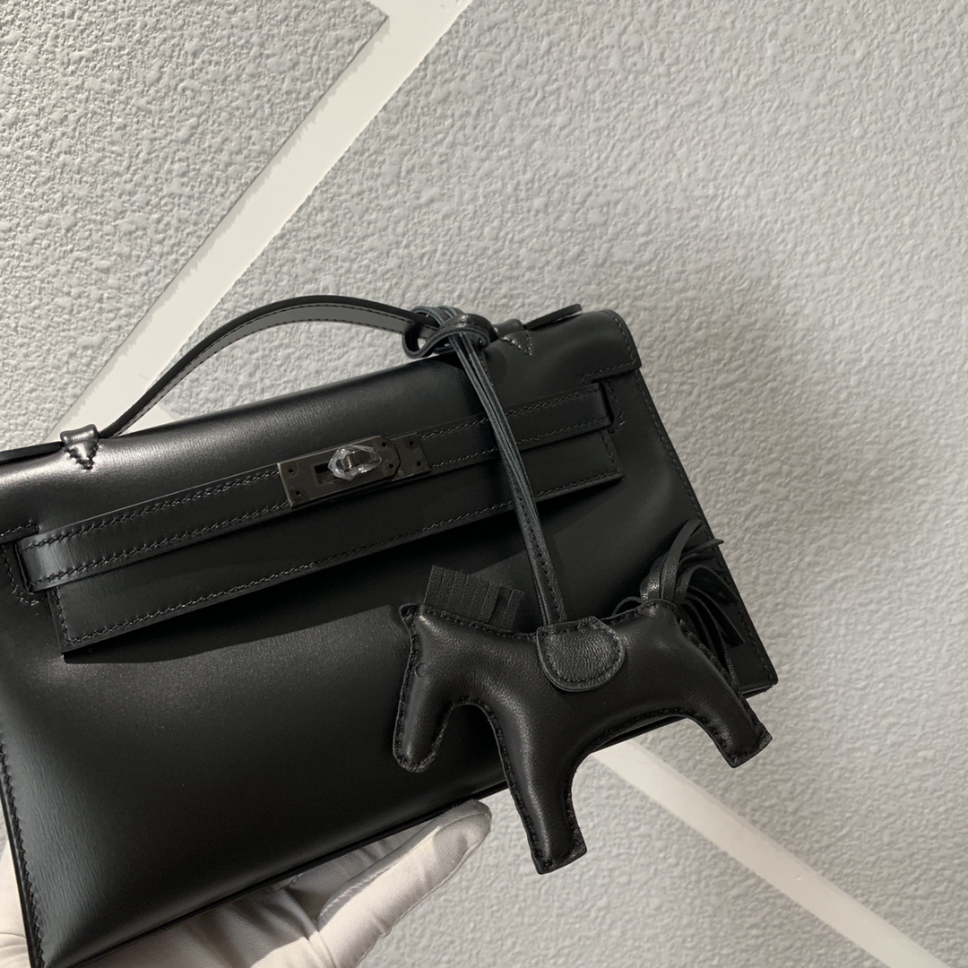 에르메스 미니 켈리백22 올블랙